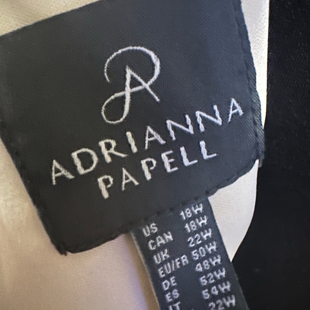 New Adrianna Papell Cream Floral Lace maxi Dress - Picture 10 of 10